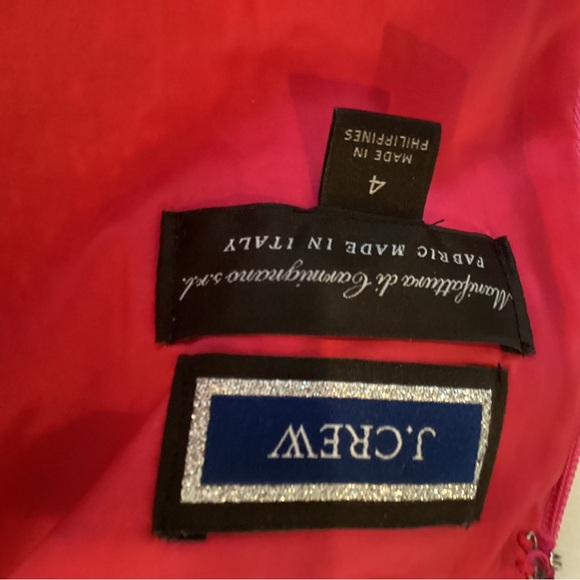 Elegant Pink Tweed Dress - Picture 4 of 4